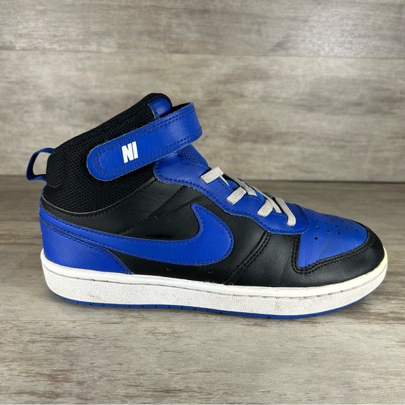 Nike Shoes Nike Court Borough Mid 2 Basketball Sneakers Blue Black